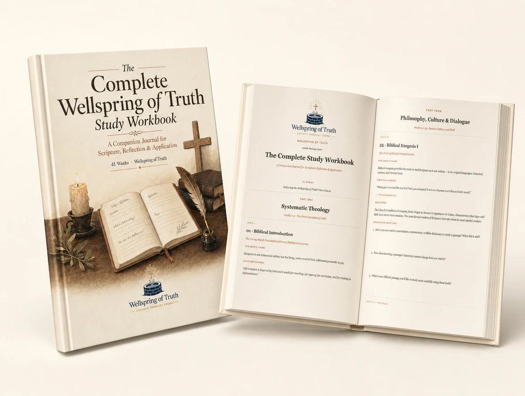 Complete Catholic video course & Study Workbook